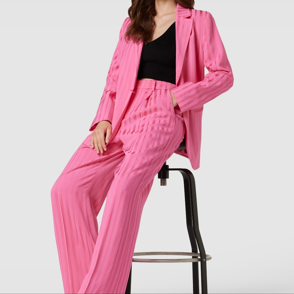 Mango MNG Striped pink blazer  NWT BLAZER ONLY.